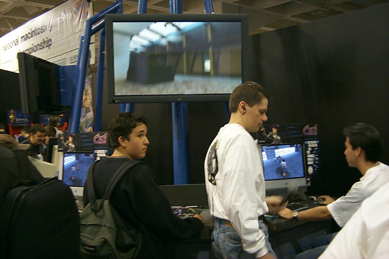 File:Filming of Oni MP at Macworld SF 2000 2.jpg