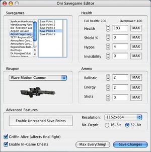 Oni Savegame Editor (Mac OS X).jpg